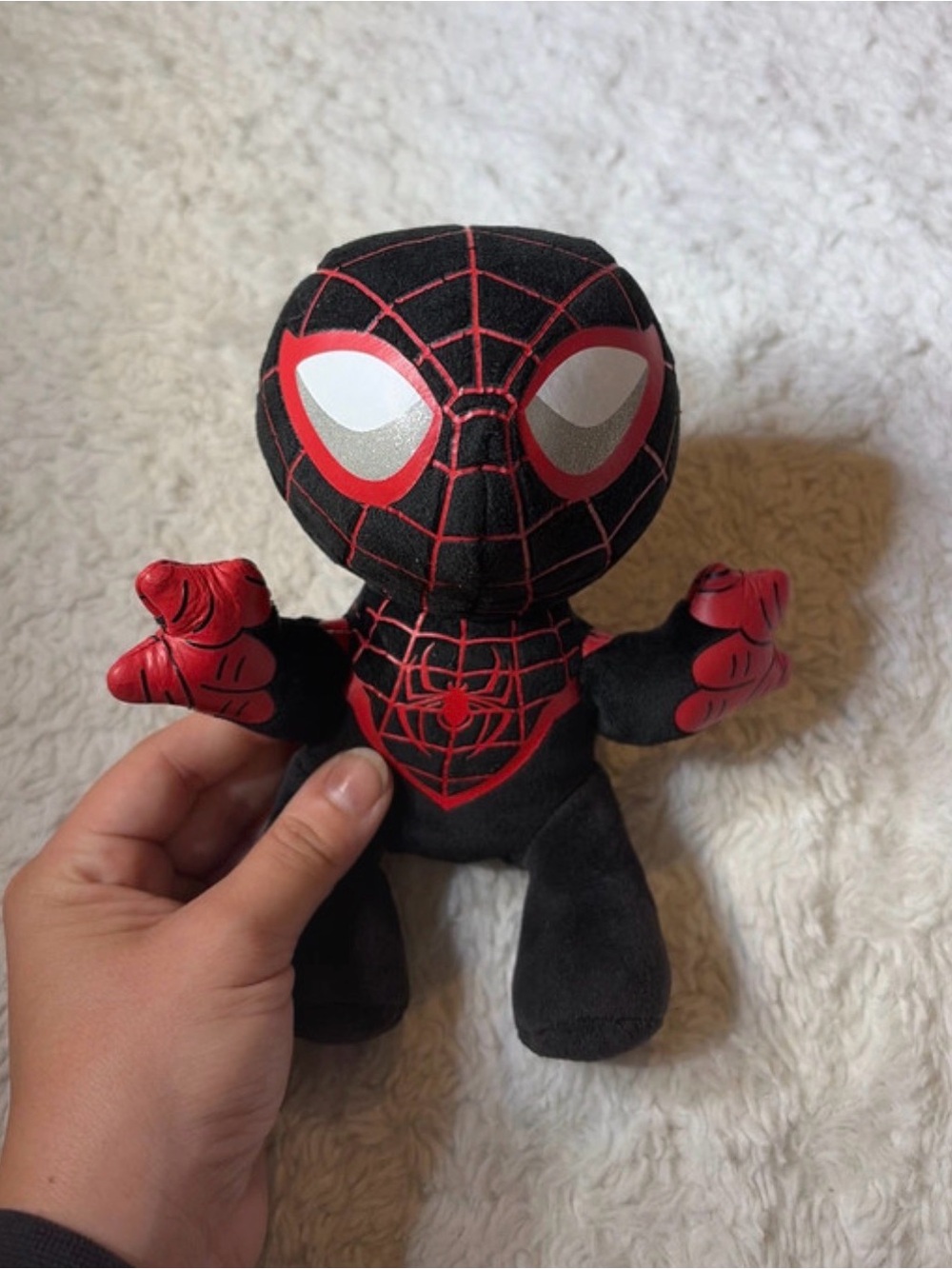 Black & Red Spider-man Plush